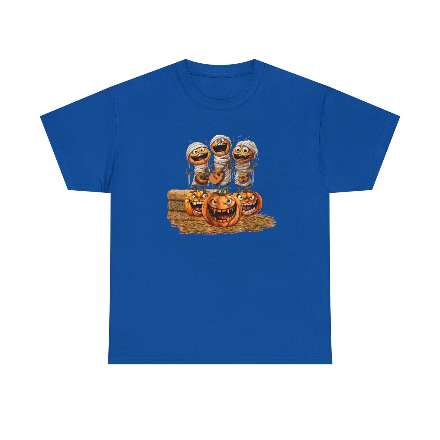 Halloween Mummy Crooner Singer Trio w/ Guitars - Spooky Bandages and Melodies Ho down in the Hay