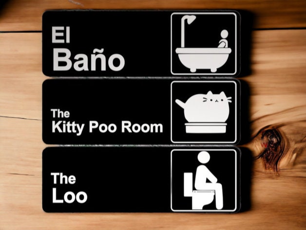 3D Printed Office Signs Plaques Labels in the Style of The Office TV Show - Personalize Your Room, Door, or Wall