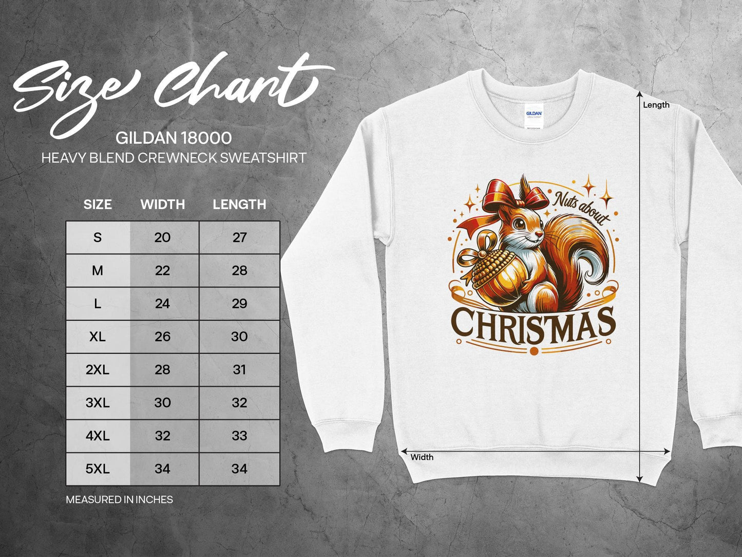 Nuts About Christmas Squirrel Shirt | Festive Holiday Tee for Animal Lovers & Nutty Gift Idea