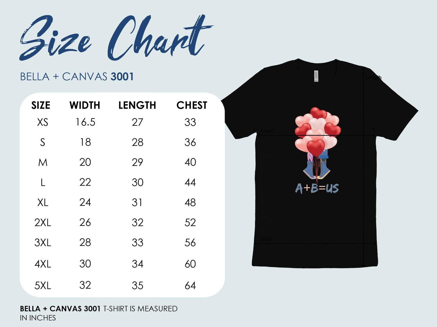 A + B = US Valentine's T-Shirt - You Plus Me Equals Us Tee