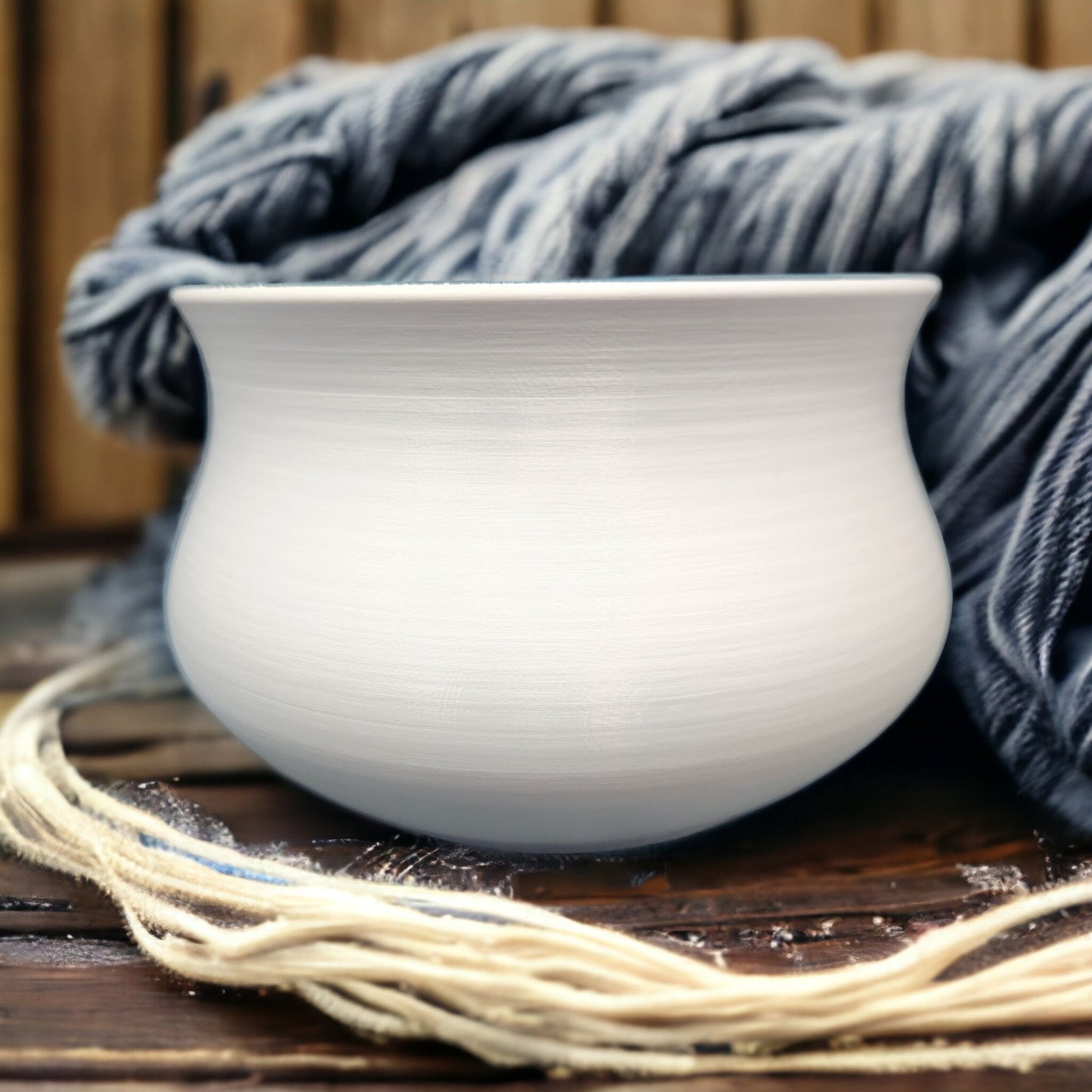 3D Printed Spiral Yarn Bowl: Crochet and Knitting Essential with 3 Holes for Crafters