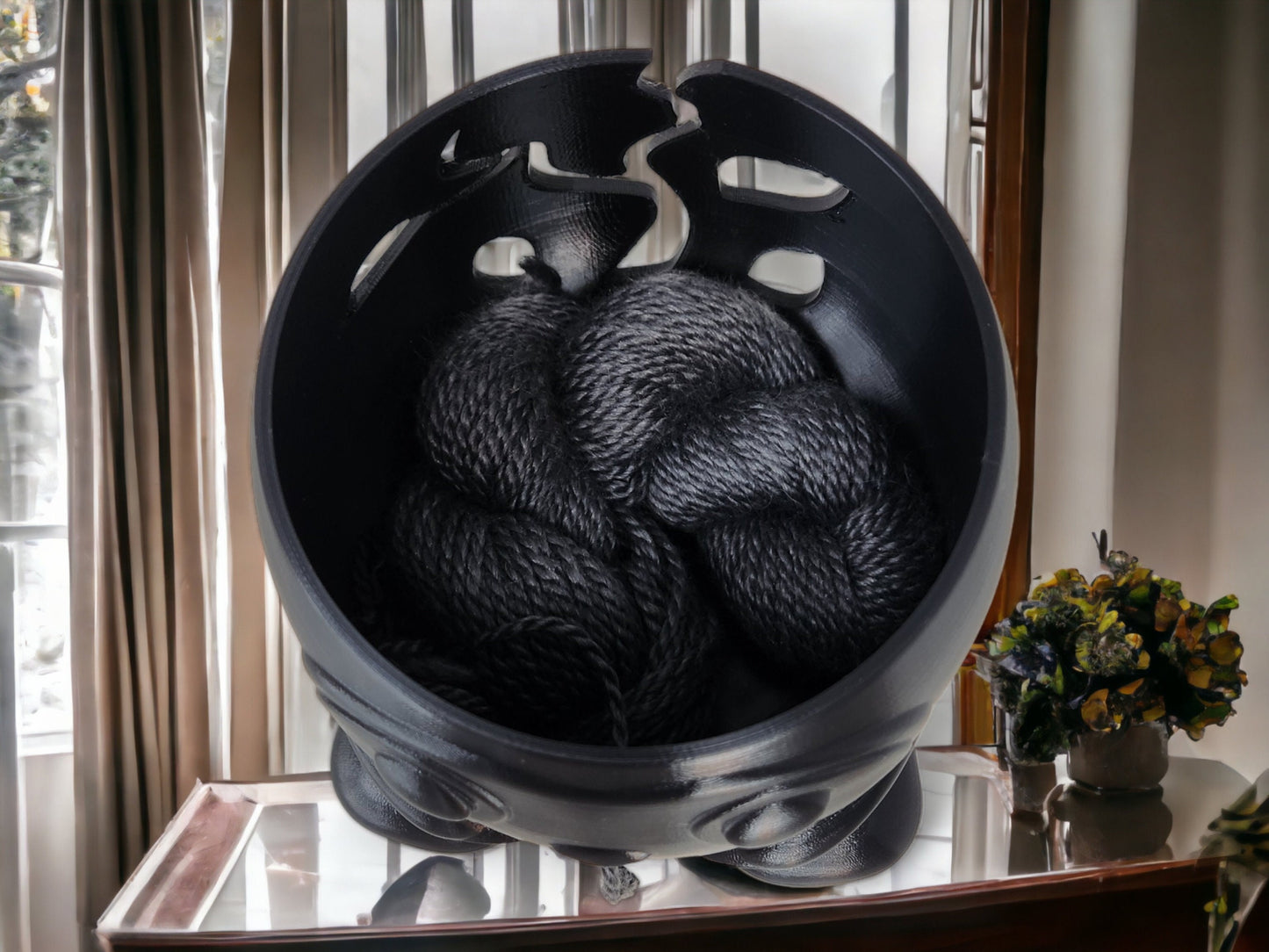 Sloth Yarn Bowl - 3D-Printed Knitting & Crochet Accessory, Fun Home Decor for Crafting Enthusiasts and Gift Ideas