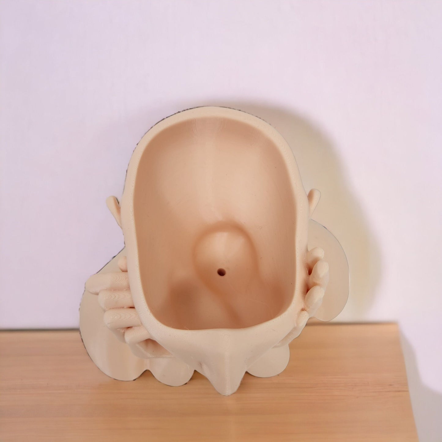 Half Head Planter Pot with Drainage | Abstract Woman Statue Bust | Unique Succulent Planter