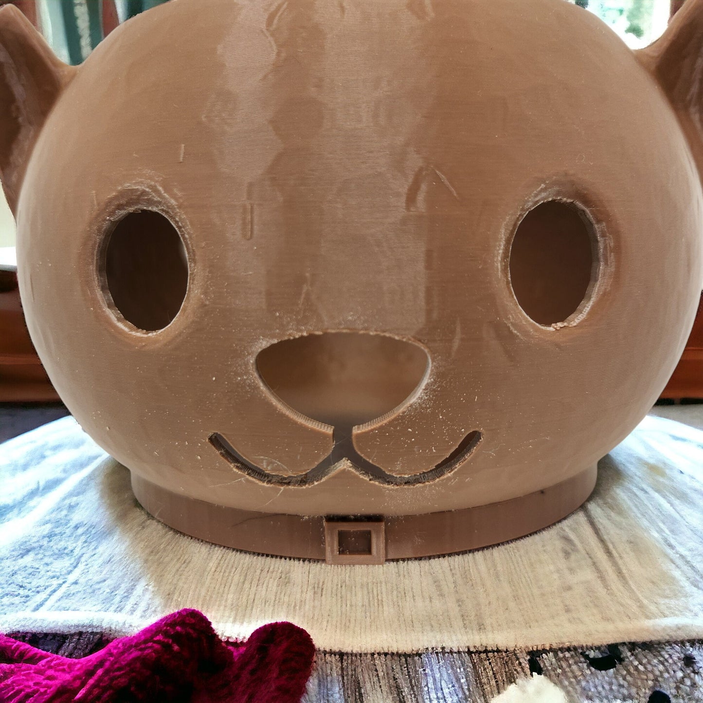 Kitty-Inspired Yarn Organizer: Cute 3D Printed Cat Yarn Bowl for Crochet & Knitting - Ideal for Trinkets, Jewelry, Coins!