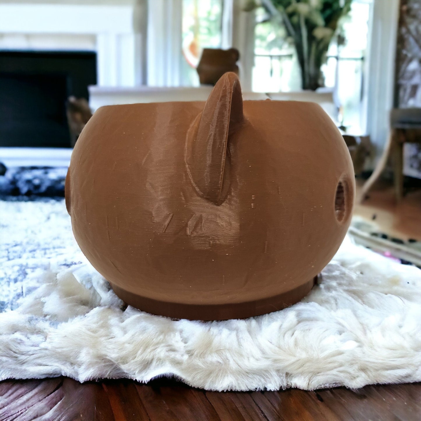 Kitty-Inspired Yarn Organizer: Cute 3D Printed Cat Yarn Bowl for Crochet & Knitting - Ideal for Trinkets, Jewelry, Coins!