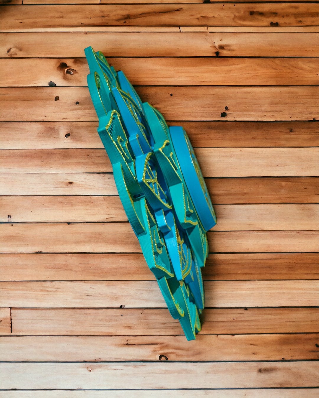 Unique 3D Printed Mandala Wall Decor - Sacred Geometry Art for Spiritual Spaces, Boho Home accent