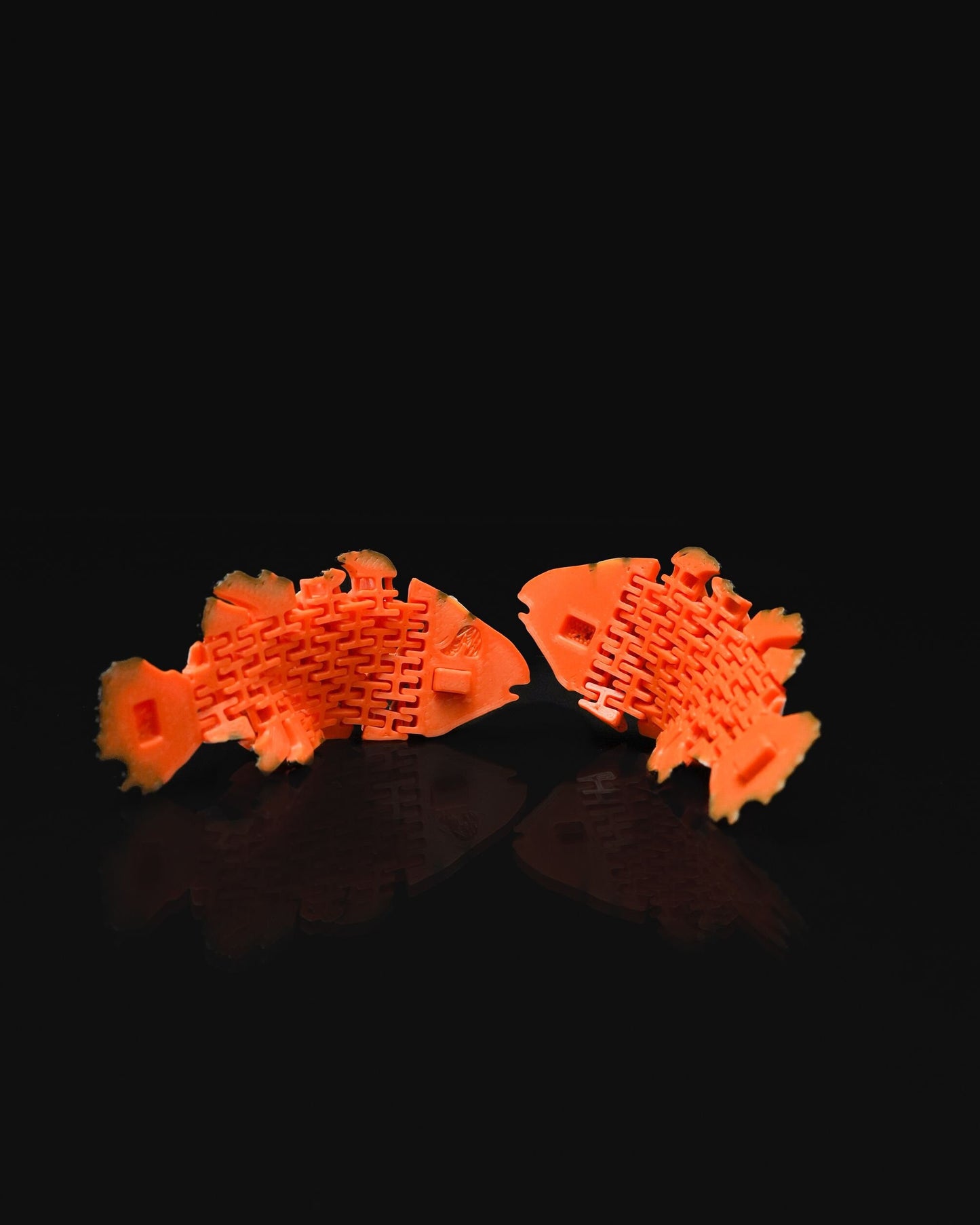 Clown Fish Articulated Fidget Toy - Marine Life Articulating Desk Decor - Ocean Unique 3D Printed Desk Toy - Colorful Educational Play Gift