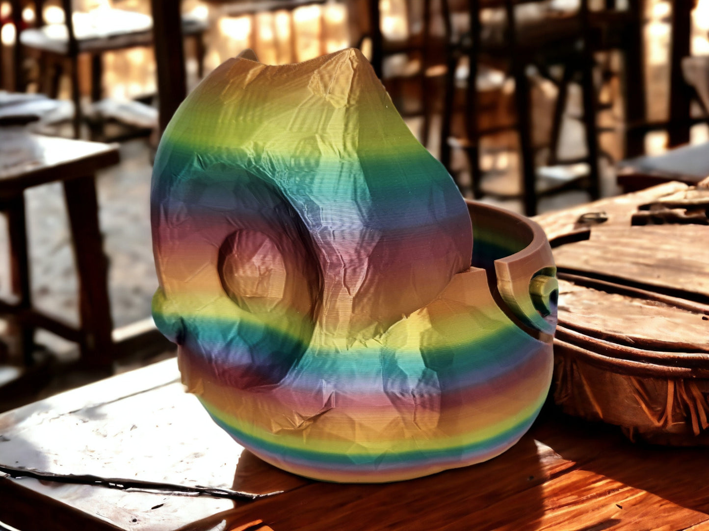 Owl Yarn Bowl - Unique 3D Printed Holder for Whimsical Knitting & Crochet Organizer, Perfect Gift for Crafters