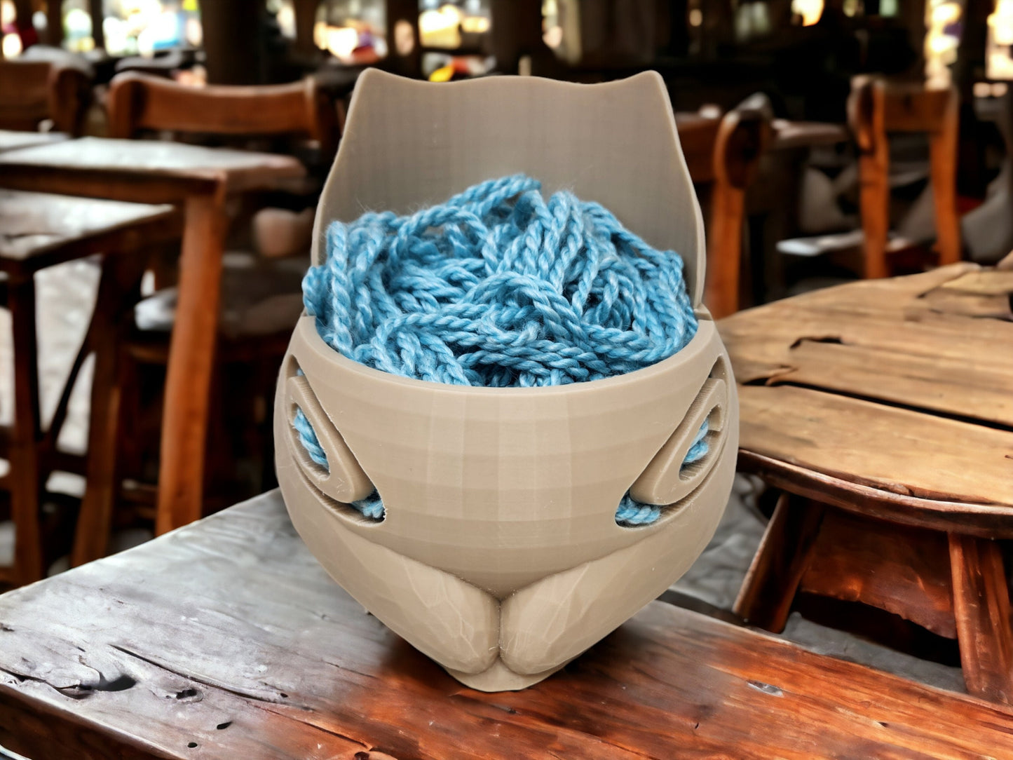 Owl Yarn Bowl - Unique 3D Printed Holder for Whimsical Knitting & Crochet Organizer, Perfect Gift for Crafters