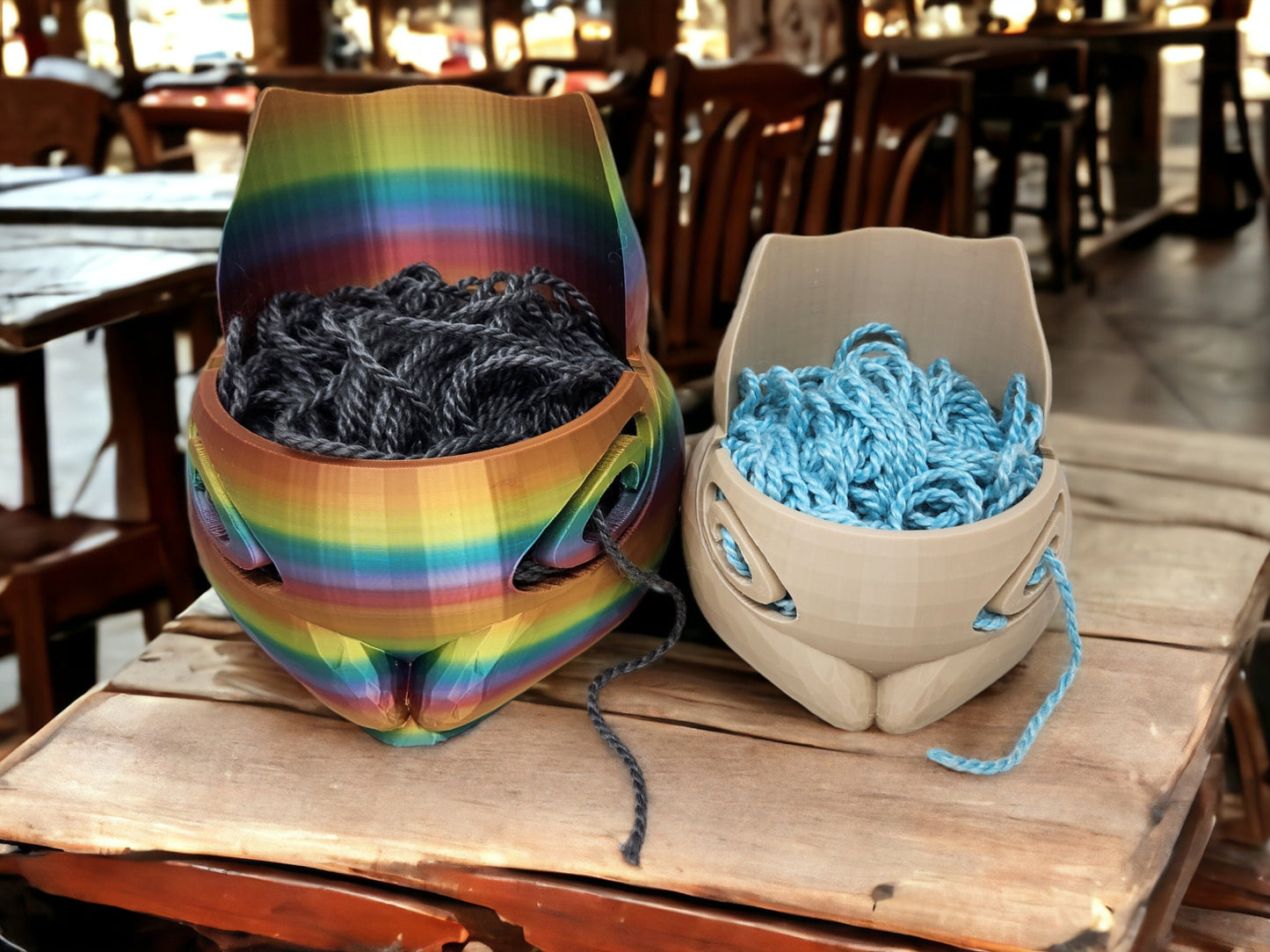 Owl Yarn Bowl - Unique 3D Printed Holder for Whimsical Knitting & Crochet Organizer, Perfect Gift for Crafters