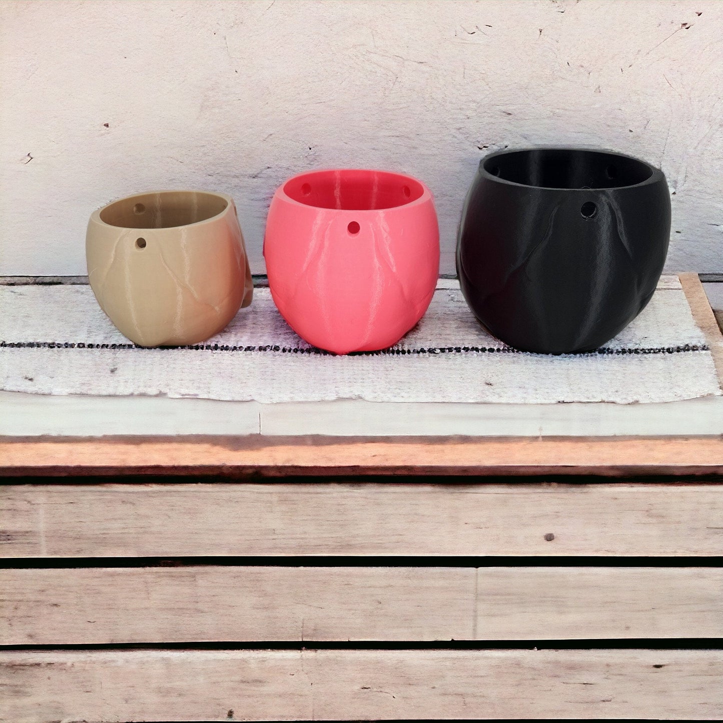 Skull Yarn Bowl - Unique Gothic Yarn Holder 3D Printed Great Gift Idea for Knitters & Crocheters