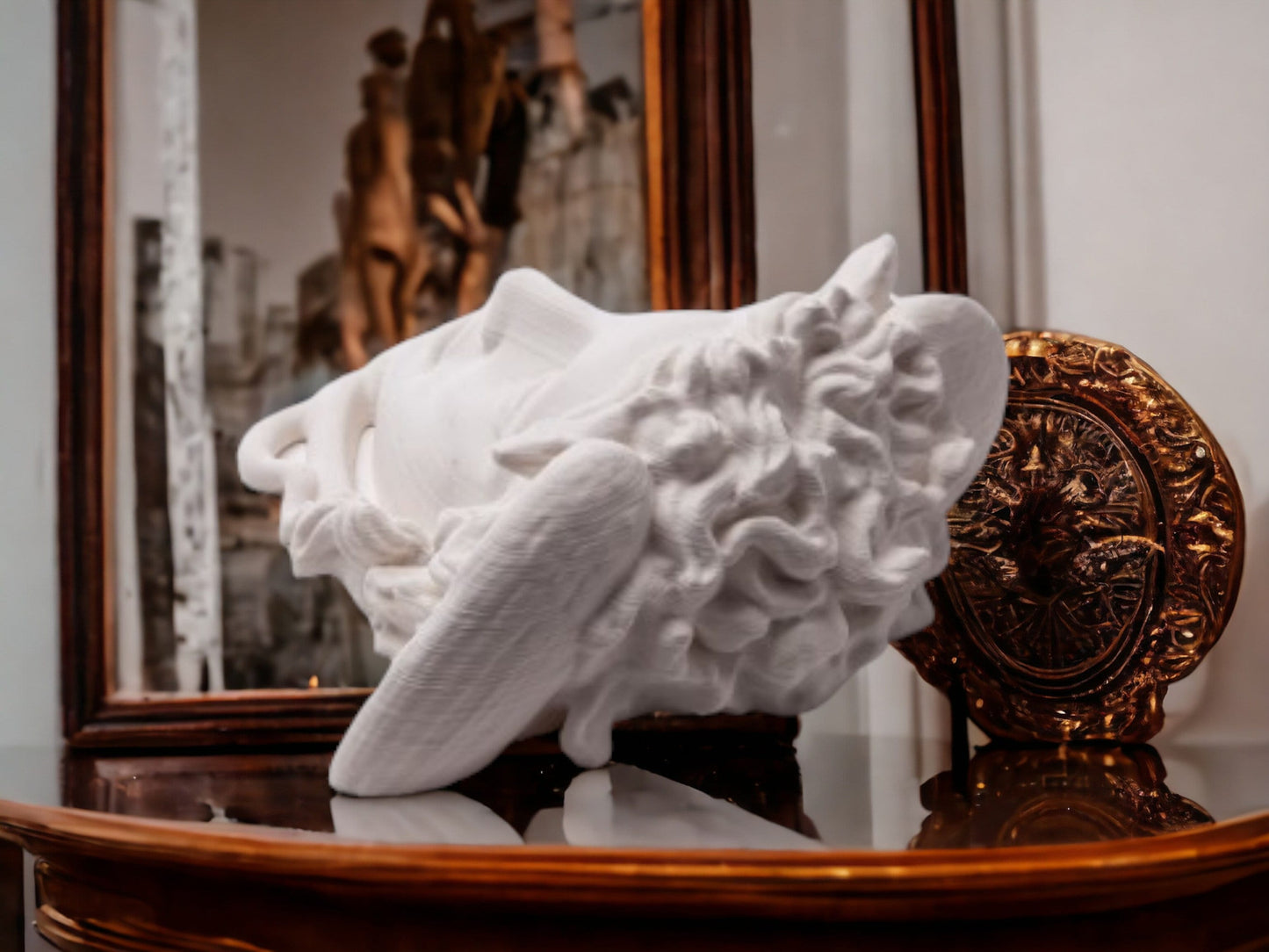 Medusa Gaze Wall Art - Serpent Hair Decor Gothic 3D Printed Ancient Greece Inspired Sculpture