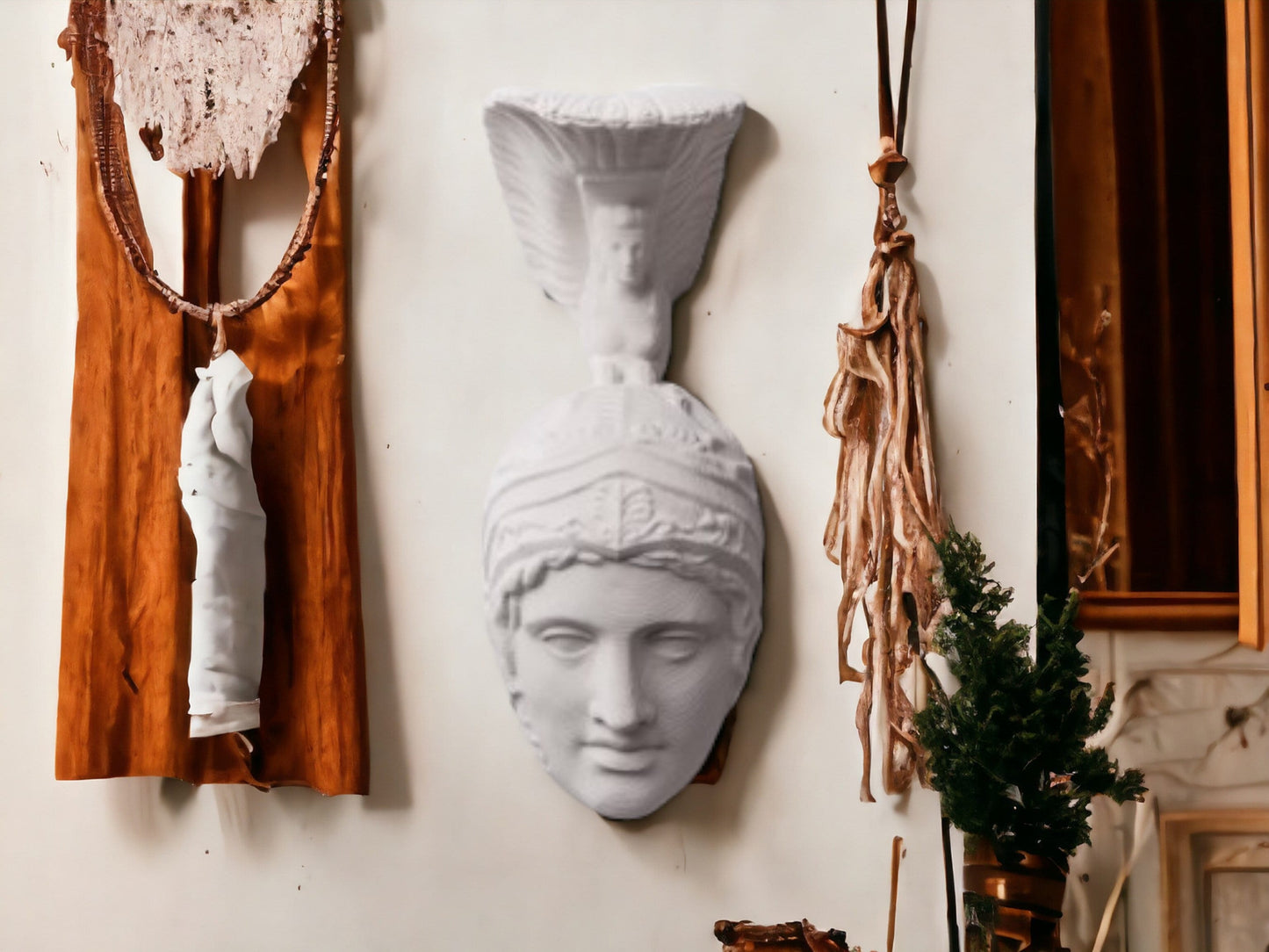 Ares God Wall Art Deco - Ancient Greece Inspired Sculpture Unique 3D Printed