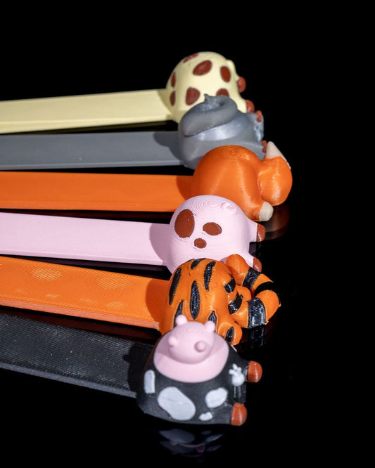 Cute Animal Bookmark - Funny Gift for Book Lovers - Unique 3D Printed - Bookmarks-Page Saver - Animal Decor-Gifts for all