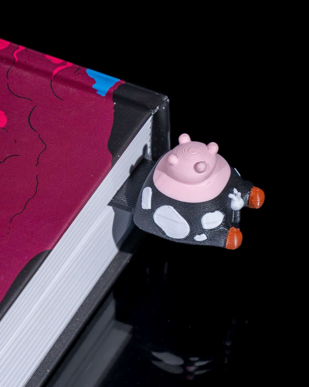 Cute Animal Bookmark - Funny Gift for Book Lovers - Unique 3D Printed - Bookmarks-Page Saver - Animal Decor-Gifts for all