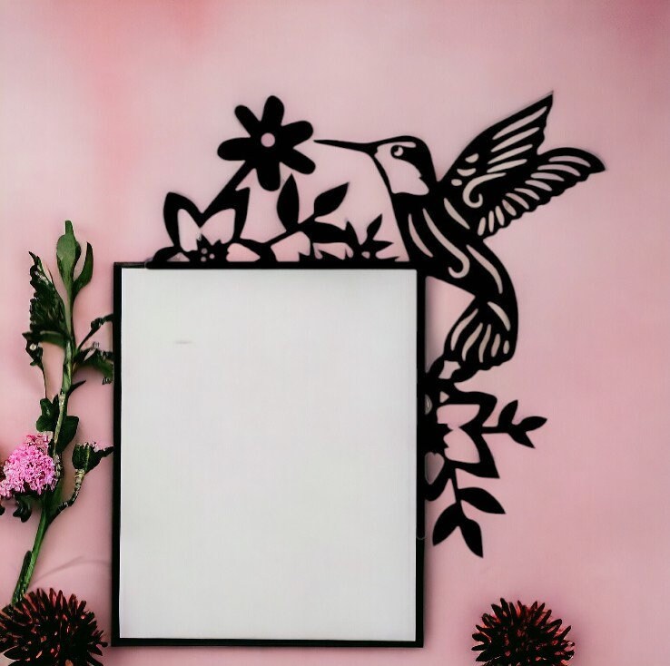 3D Printed Hummingbird Handmade European Front Door Decoration - Unique Door Corner Art
