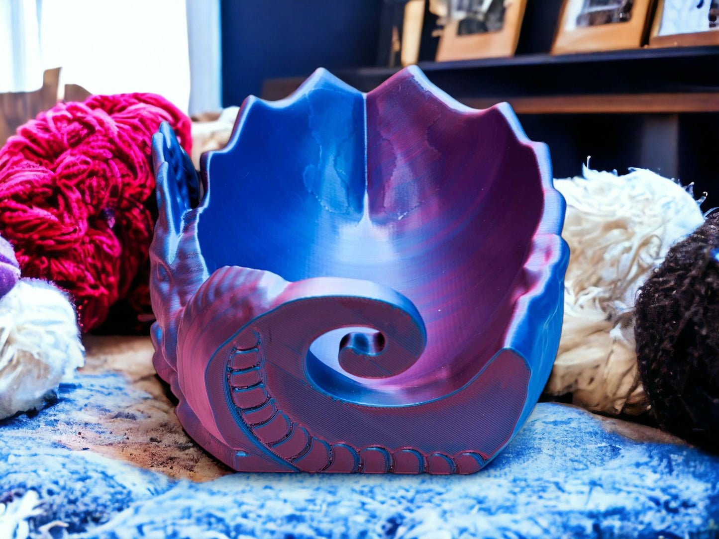 Dragon Yarn Bowl - Fantasy-Inspired Yarn Holder for Crafting & Home Decor, 3D Printed Knitting Accessory, Perfect Craft Supply!