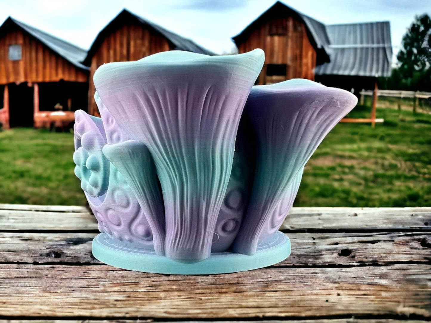 Mushroom Bowl - Boho Knitting Bowl & Yarn Holder for Crochet, Unique Home Décor, Perfect Gift for Crafters