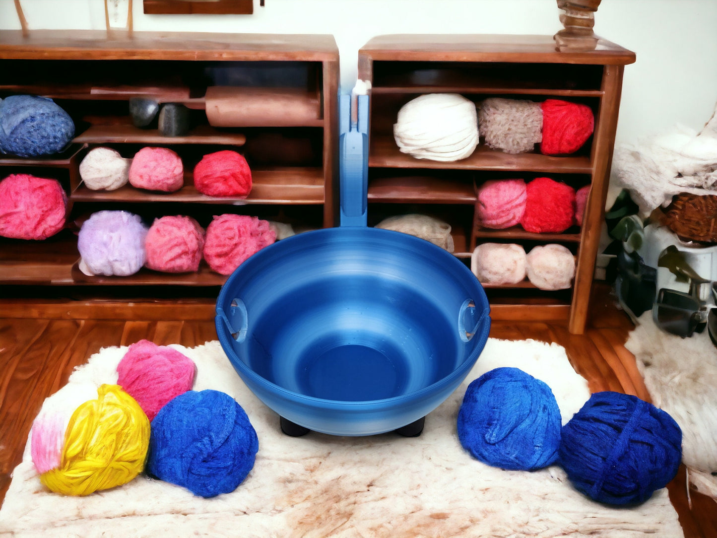 Llama Yarn Bowl Unique 3D Printed Holder - Quirky Knitting and Crochet Organizer