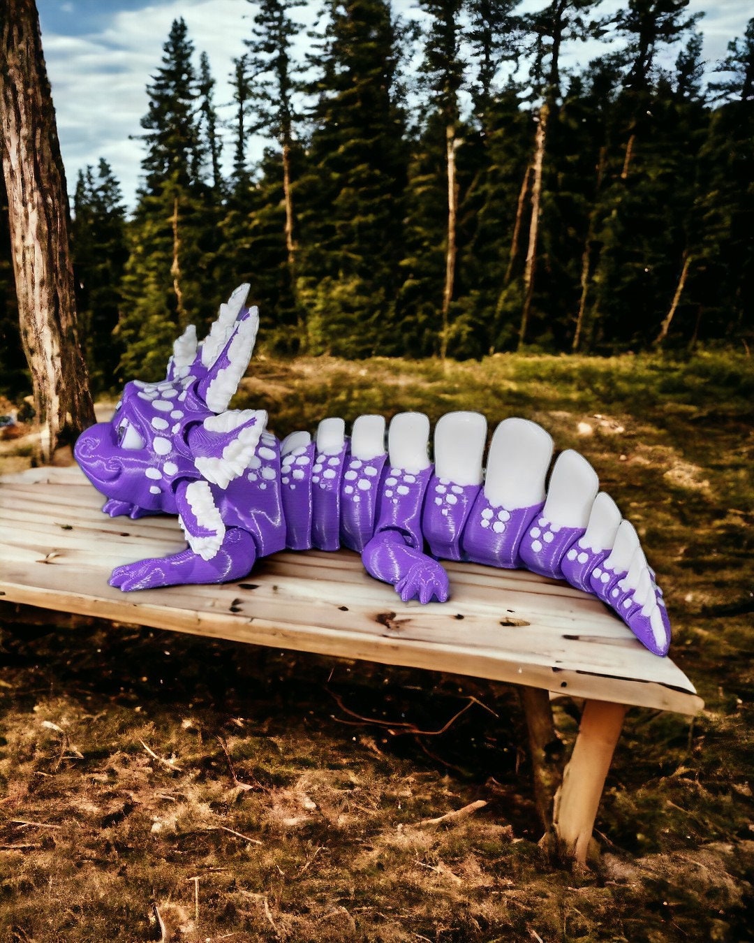 3D Printed Articulated Axolotl - Sensory Stress Fidget Toy. TikTok Viral Autism Friendly