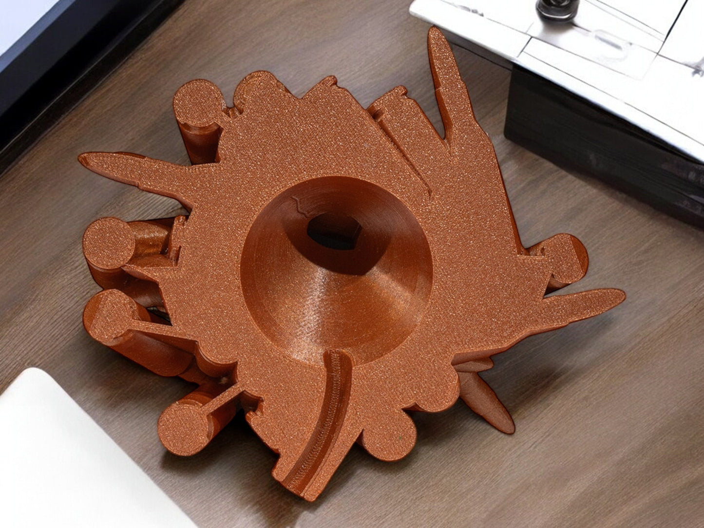 Shot Gun Shells Phone Holder | 3D Printed Unique Desktop Accessory & Gift for Gun Lovers