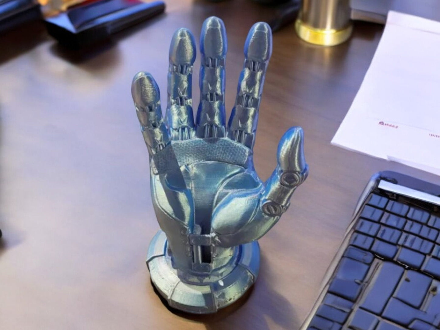Android Robot Hand Phone Holder | 3D Printed Stand | Unique Gift for Tech Lovers | Desk or Home Decor