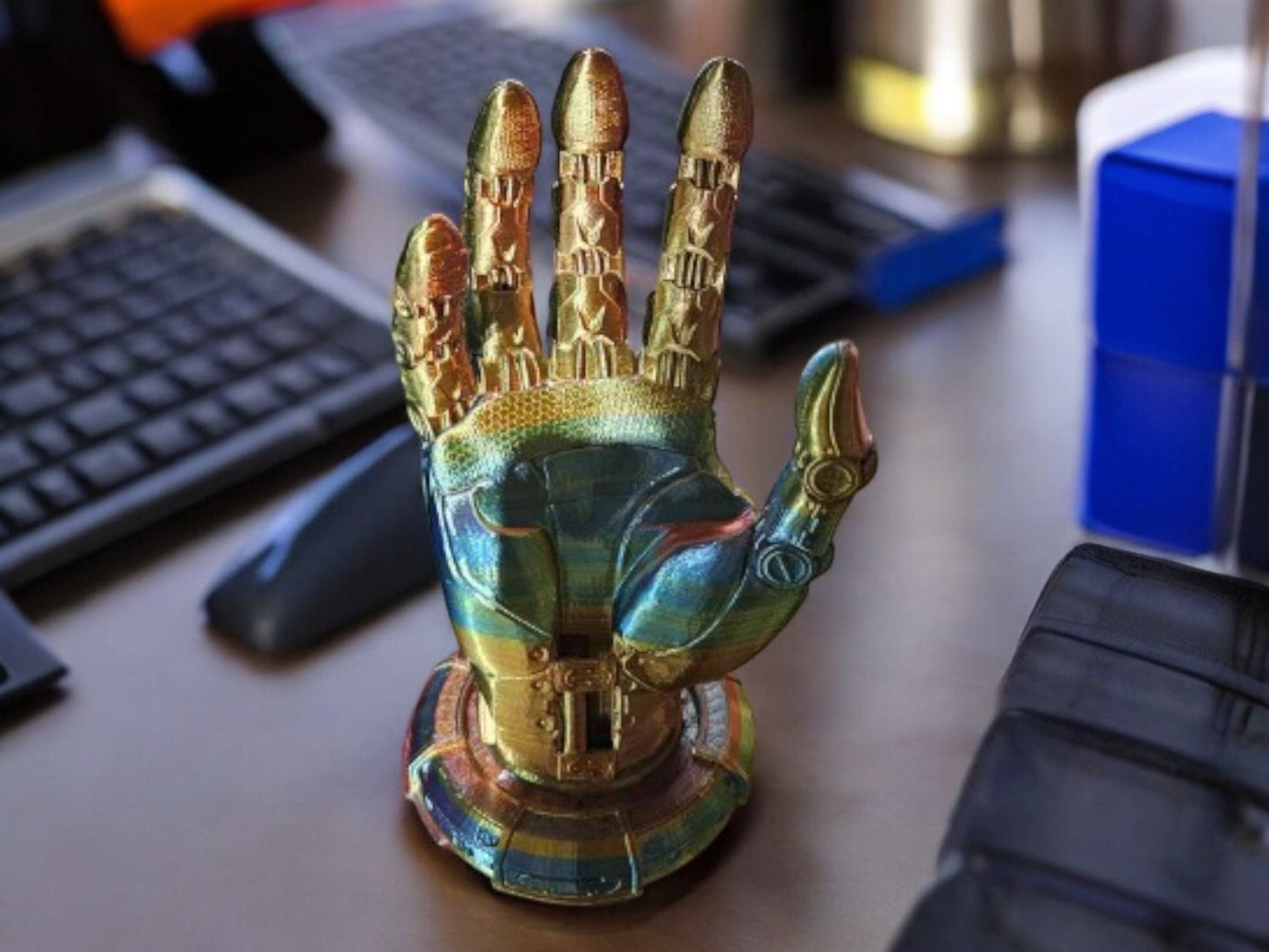 Android Robot Hand Phone Holder | 3D Printed Stand | Unique Gift for Tech Lovers | Desk or Home Decor