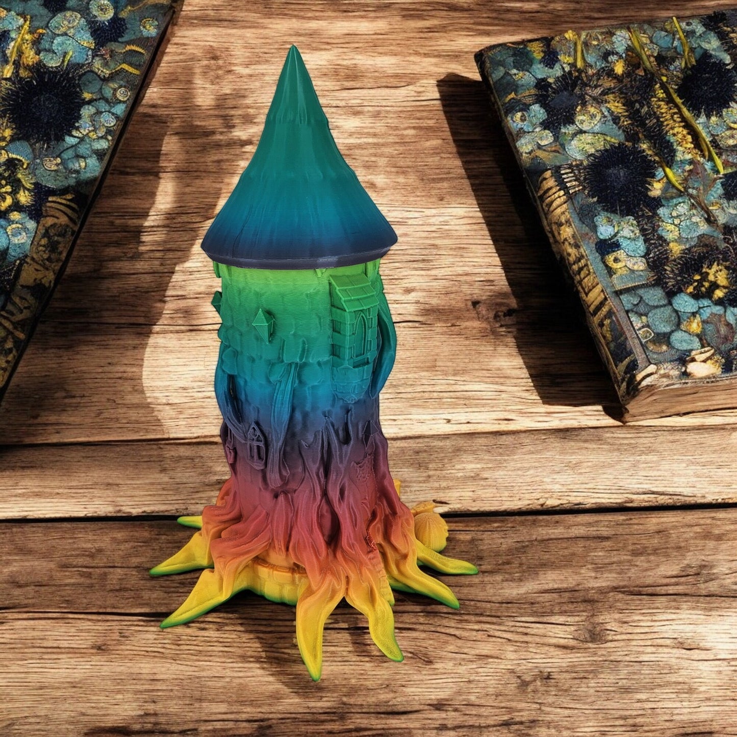 Spooky Halloween Dice Tower - Themed Tree House for Tabletop Gaming Fun & Decor