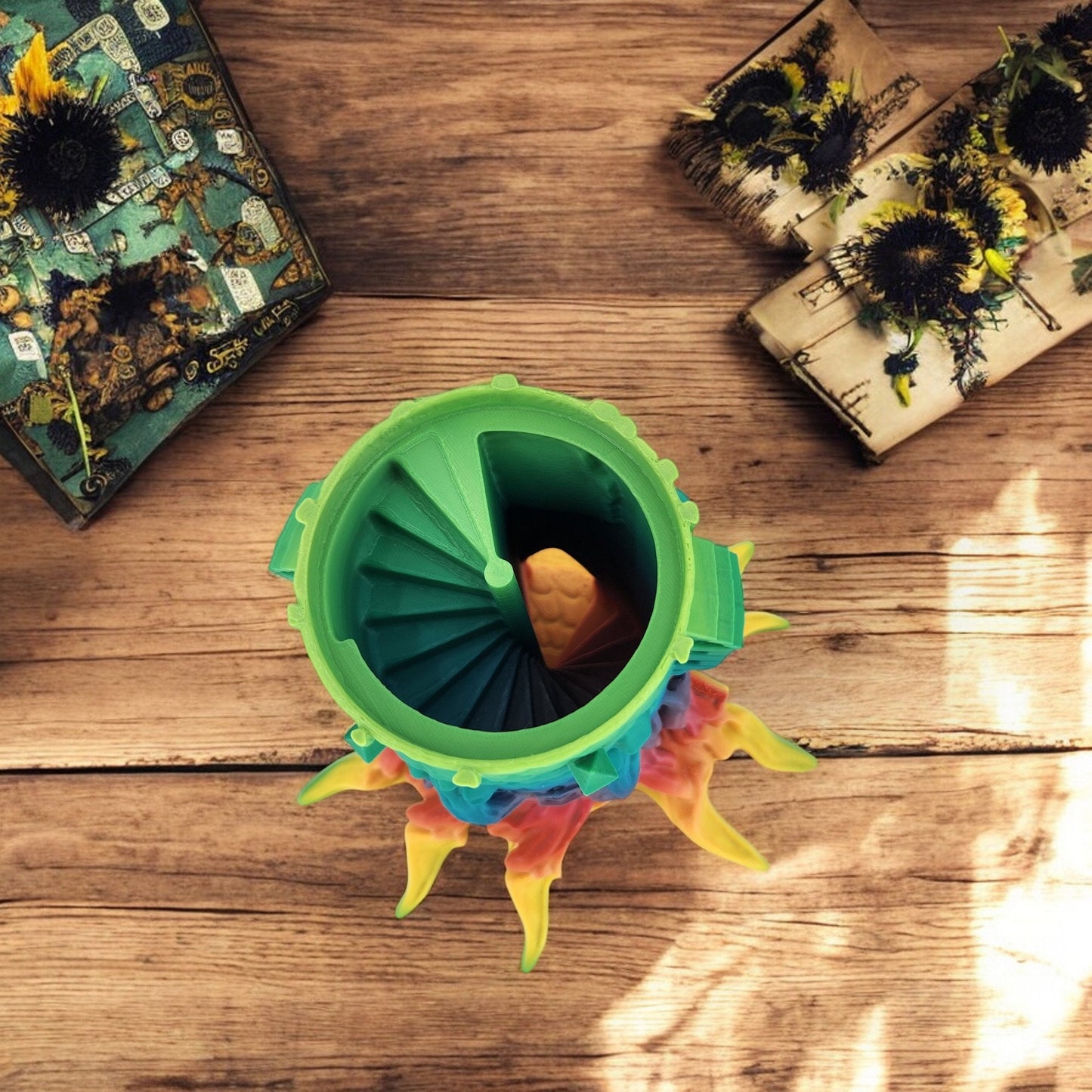 Spooky Halloween Dice Tower - Themed Tree House for Tabletop Gaming Fun & Decor