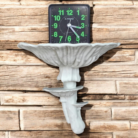 Amanita Caesarea Mushroom Shelf – Organic Wall Décor for Plants & Collectibles – Unique 3D Printed Eco-Friendly Display