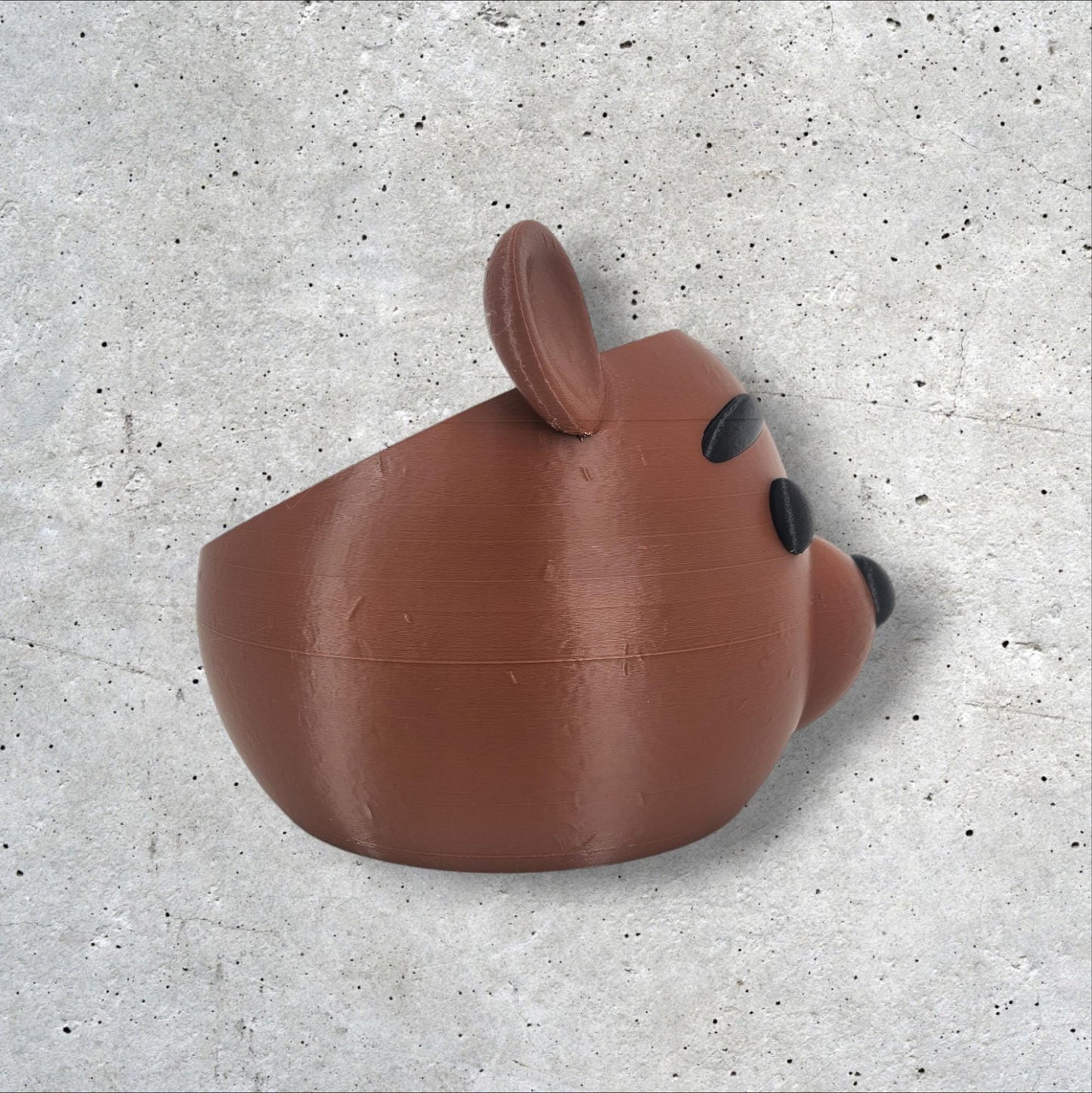 Bear Shaped Yarn Bowl - 3D Printed Knitting & Crochet Accessory, Cute Yarn Holder for Crafters