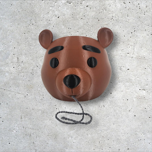 Bear Shaped Yarn Bowl - 3D Printed Knitting & Crochet Accessory, Cute Yarn Holder for Crafters