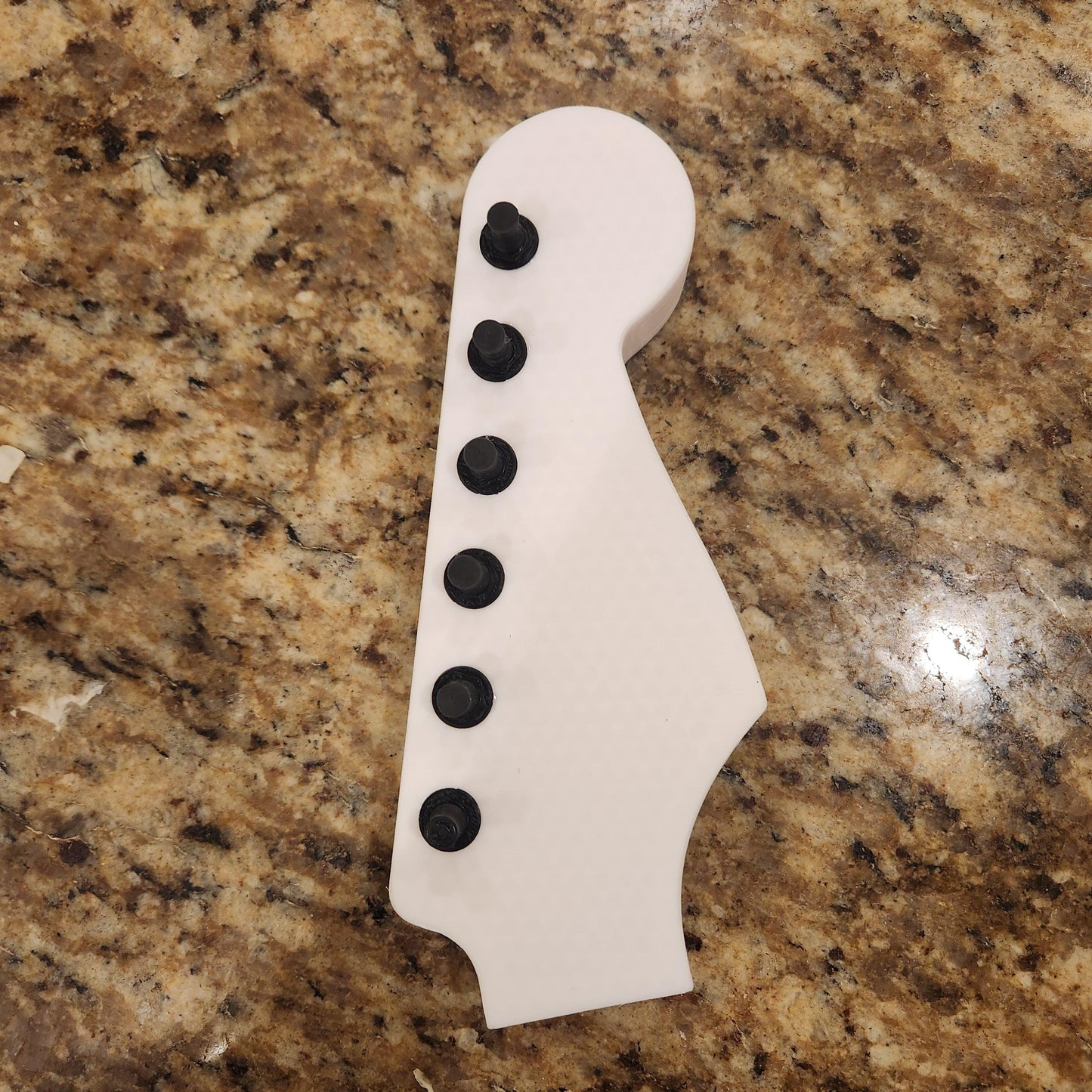 Fender Strat Style Headstock 3D Printed Jewelry and Pick Holder | Unique Guitar Accessory, Home Decor, Custom Organizer