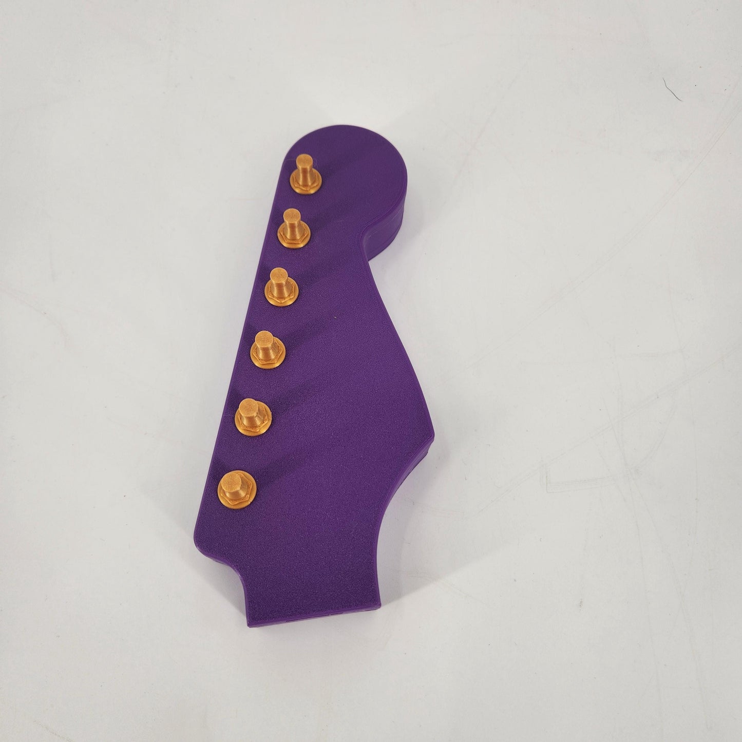 Fender Strat Style Headstock 3D Printed Jewelry and Pick Holder | Unique Guitar Accessory, Home Decor, Custom Organizer