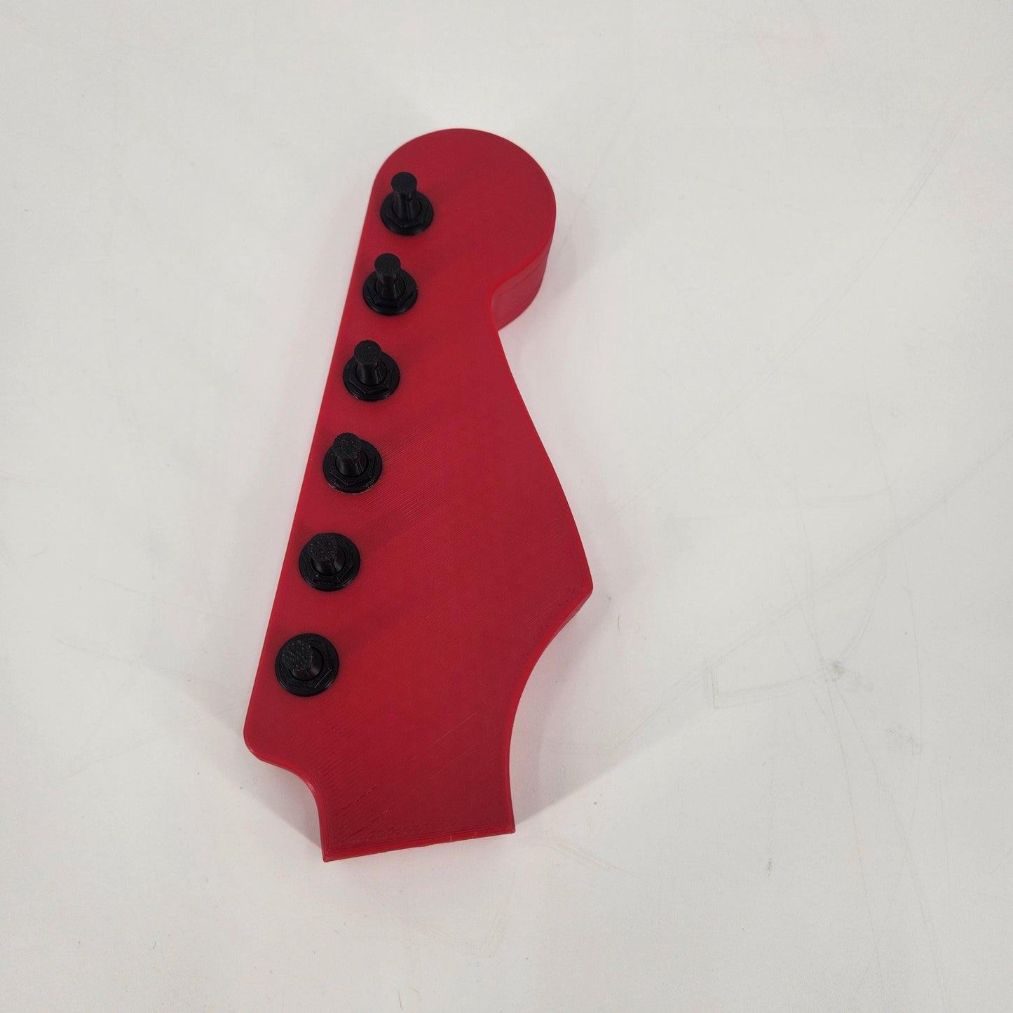 Fender Strat Style Headstock 3D Printed Jewelry and Pick Holder | Unique Guitar Accessory, Home Decor, Custom Organizer