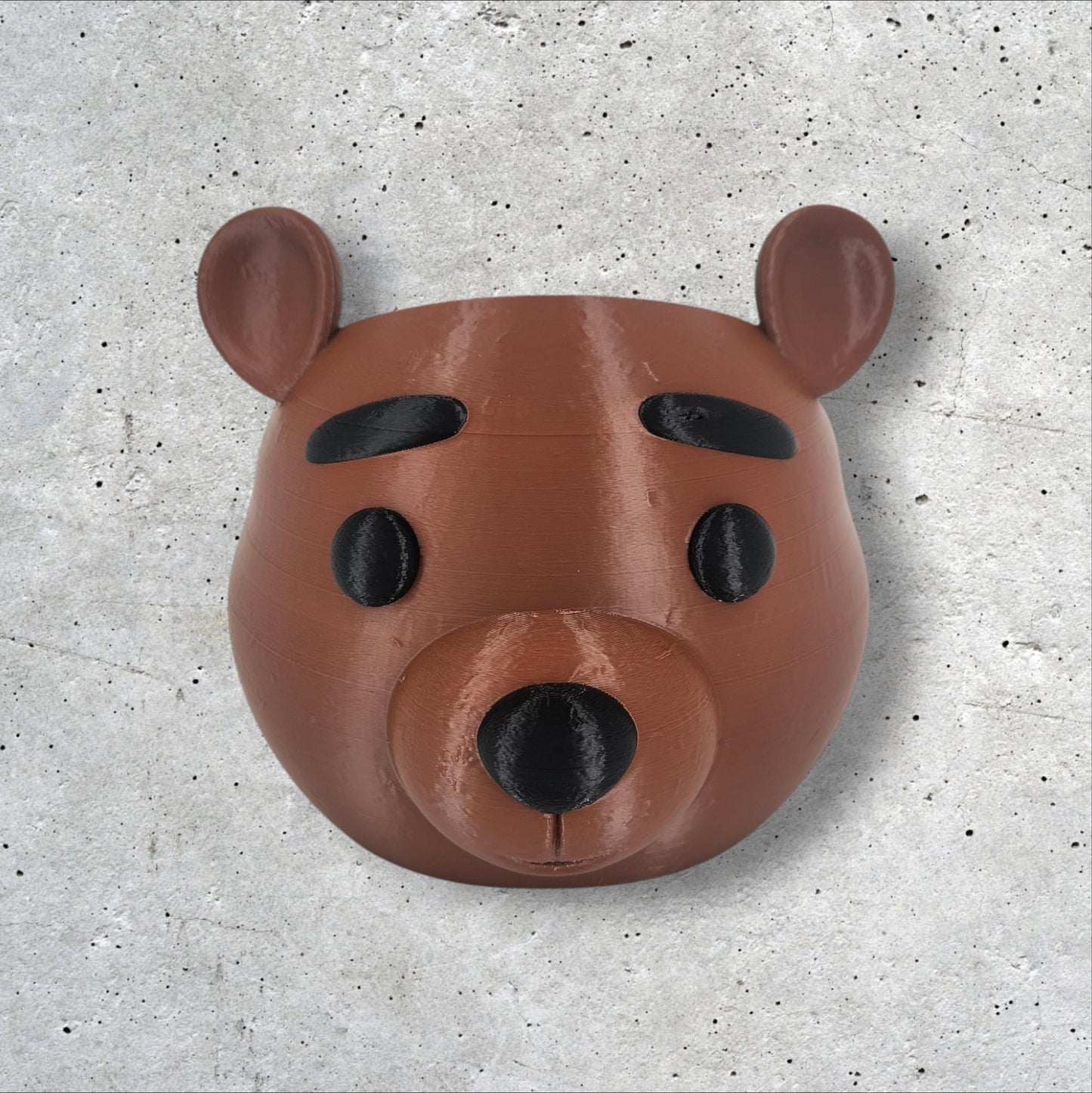 Bear Shaped Yarn Bowl - 3D Printed Knitting & Crochet Accessory, Cute Yarn Holder for Crafters