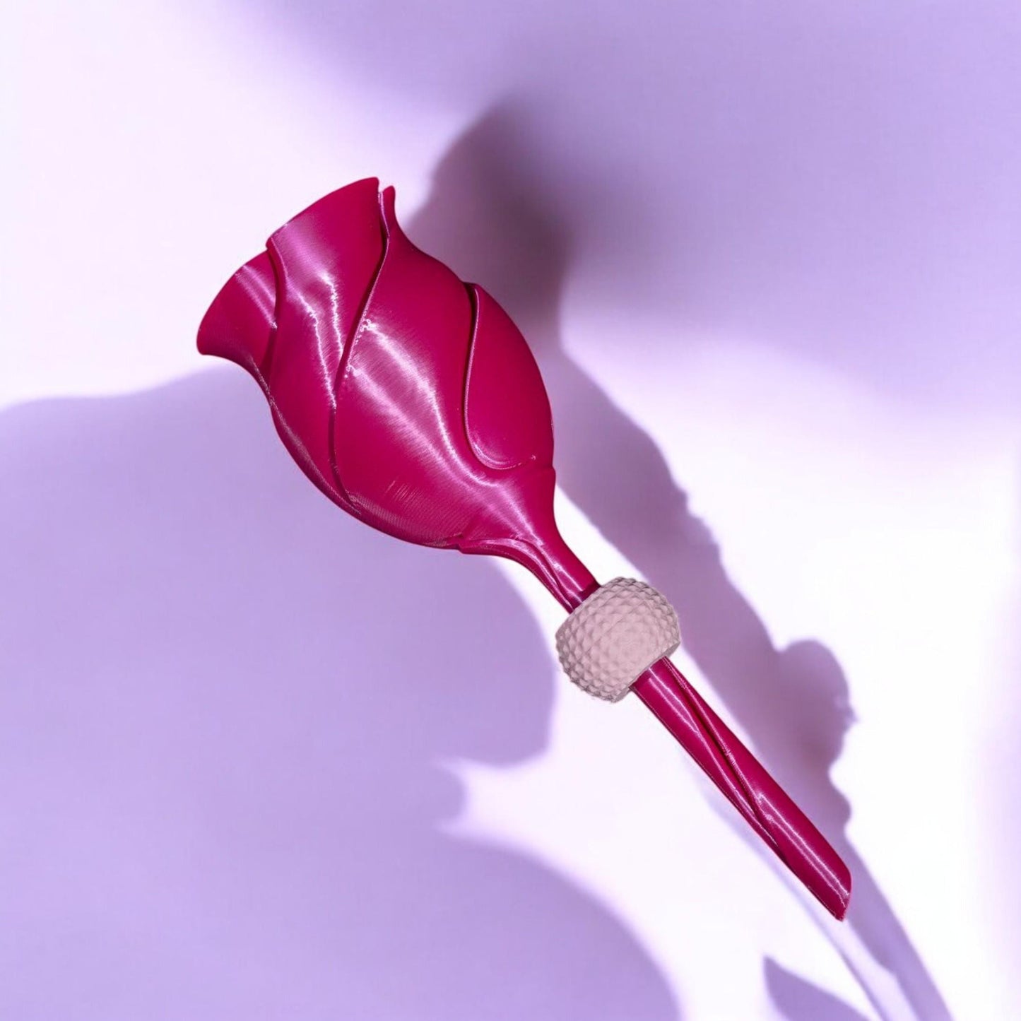 Valentine's Day Twisted Rose Fidget Gift | 3D Printed for Girlfriend, Daughter & Any Occasion | Unique Relaxation Present