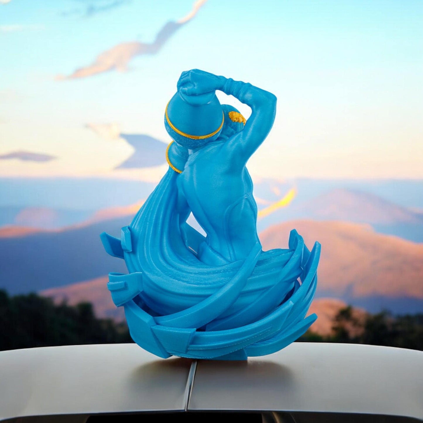 Aquarius Sculpture Figurine | Unique 3D Printed Zodiac Decor for Astrology Lovers & Fans