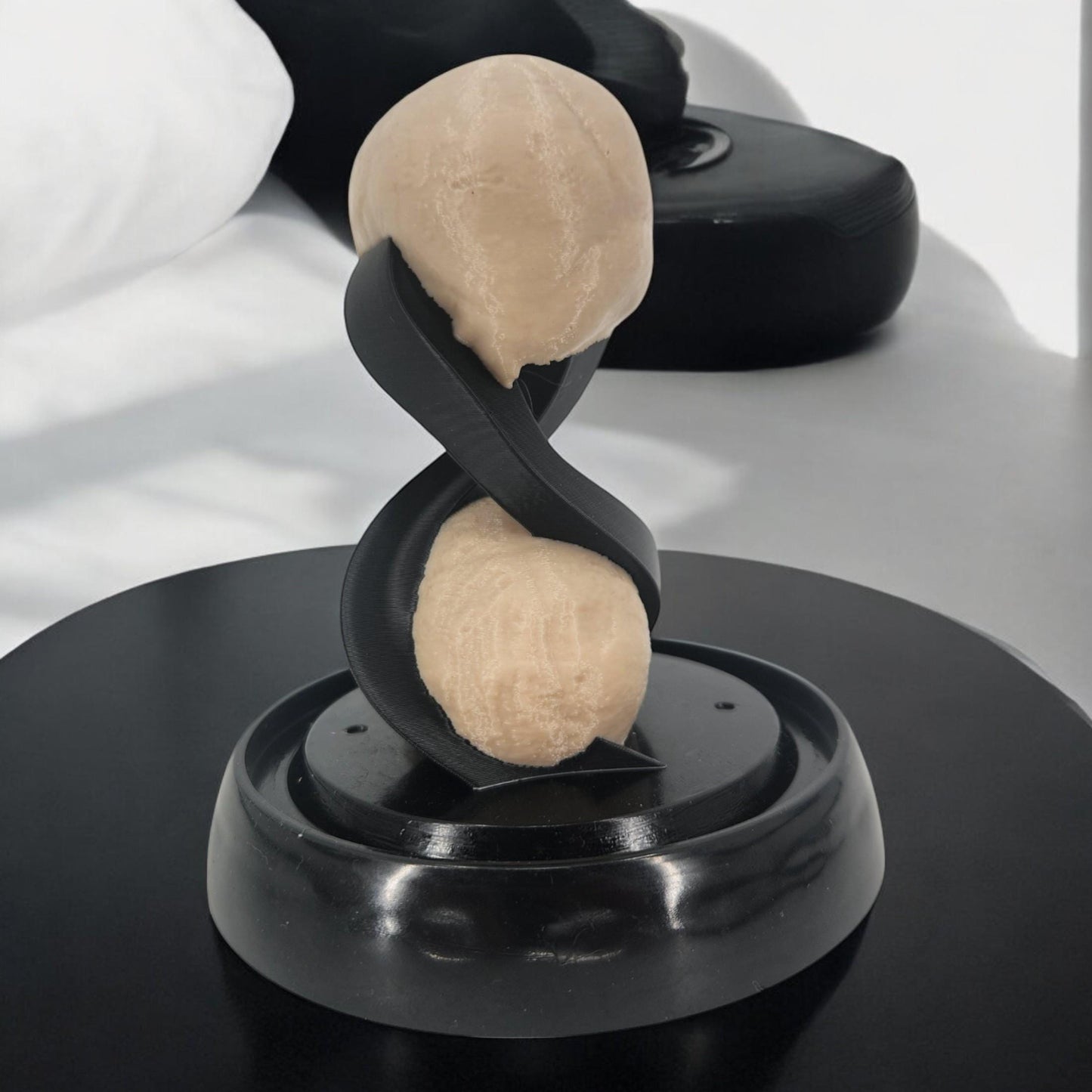 Sand of Mortality Skull Figurine | Unique Gothic Decor | Dark Art Collectible & Home Accent | Macabre Decor Idea