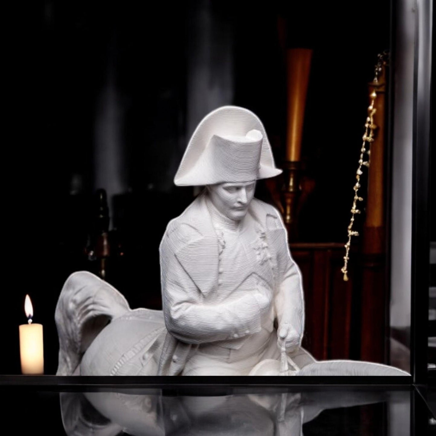 Napoleon Statue Equestrian Sculpture - 3D Printed Replica Horse & Rider, Museum Quality Renaissance Art Reproduction