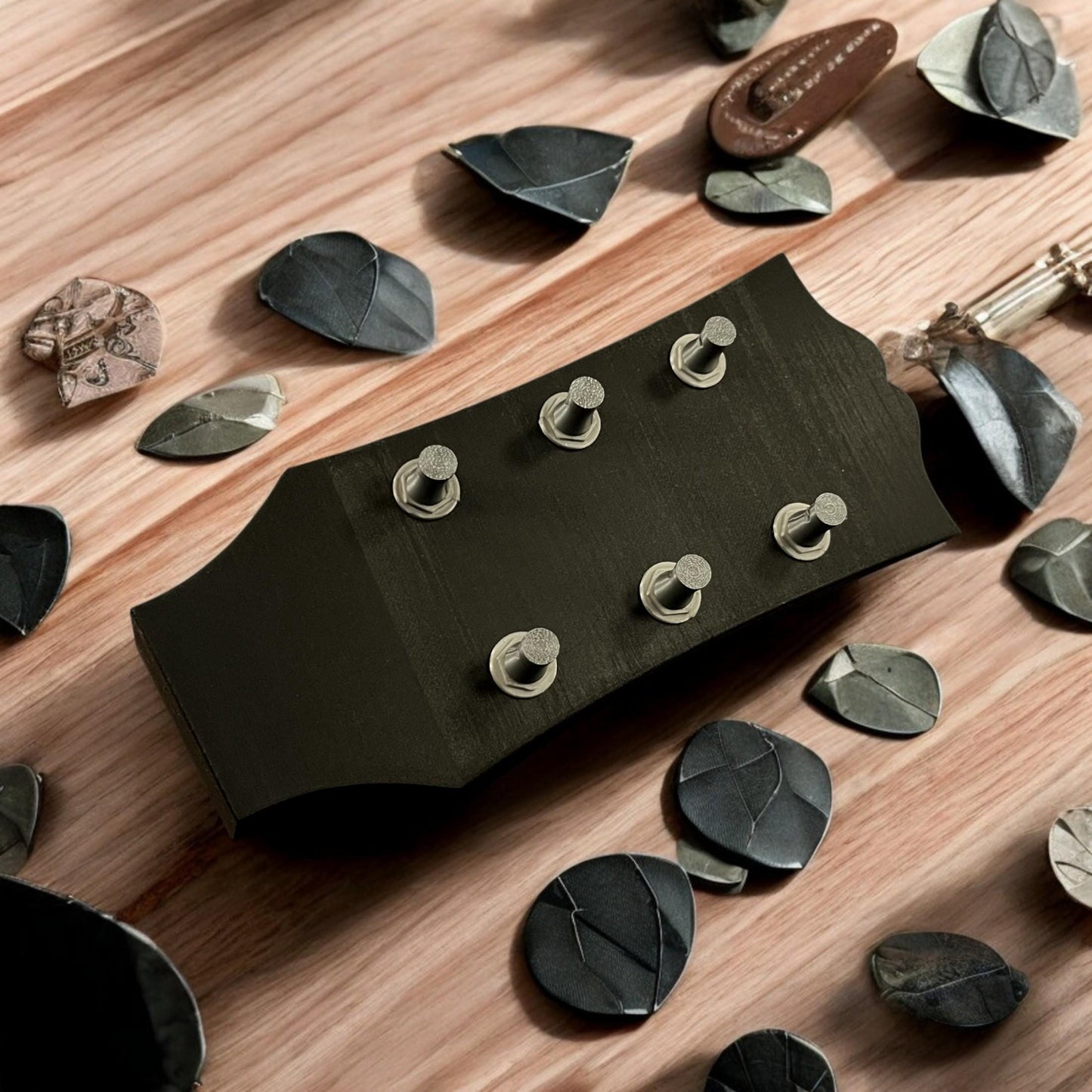 Gibson Style Headstock 3D Printed Jewelry and Pick Holder | Unique Guitar Accessory, Home Decor, Custom Organizer