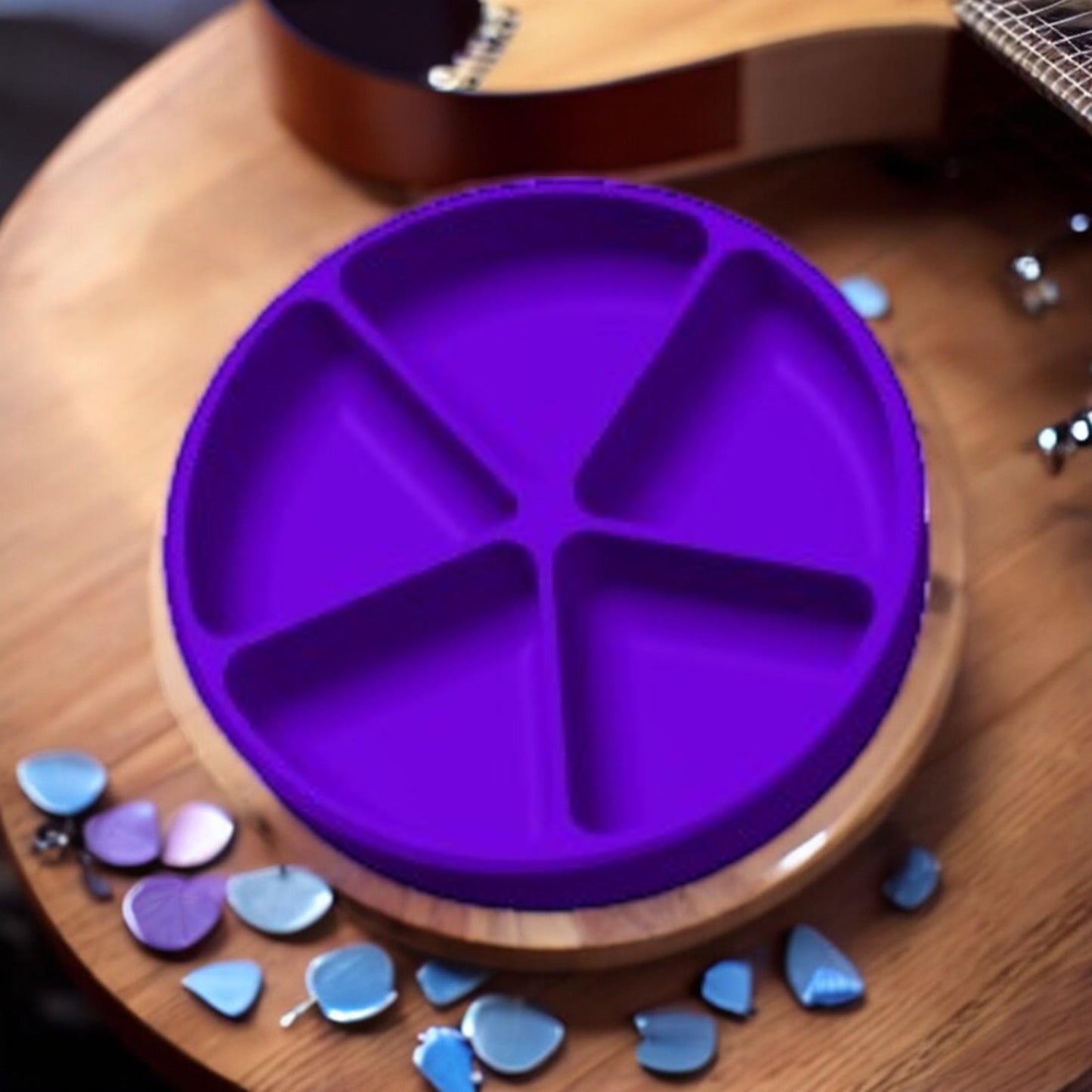 Guitar Pick Box 3D Printed Jewelry and Pick Holder | Unique Guitar Accessory, Home Decor, Custom Organizer