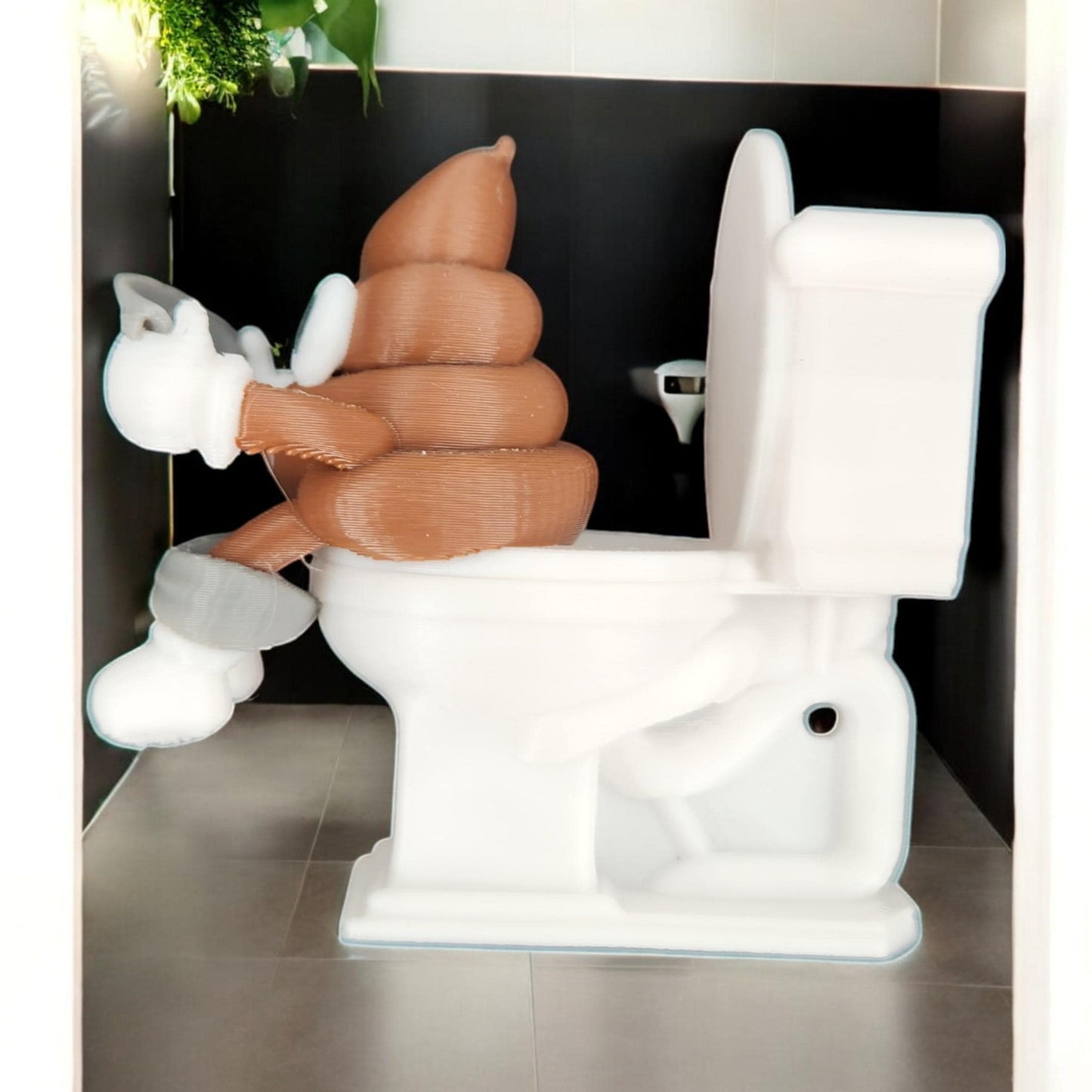 Mr. Poop Bathroom Buddy | Fun Mr. Hanky Toilet Decor | Unique Bathroom Gift | Kids & Adults | Whimsical Bathroom Accessory