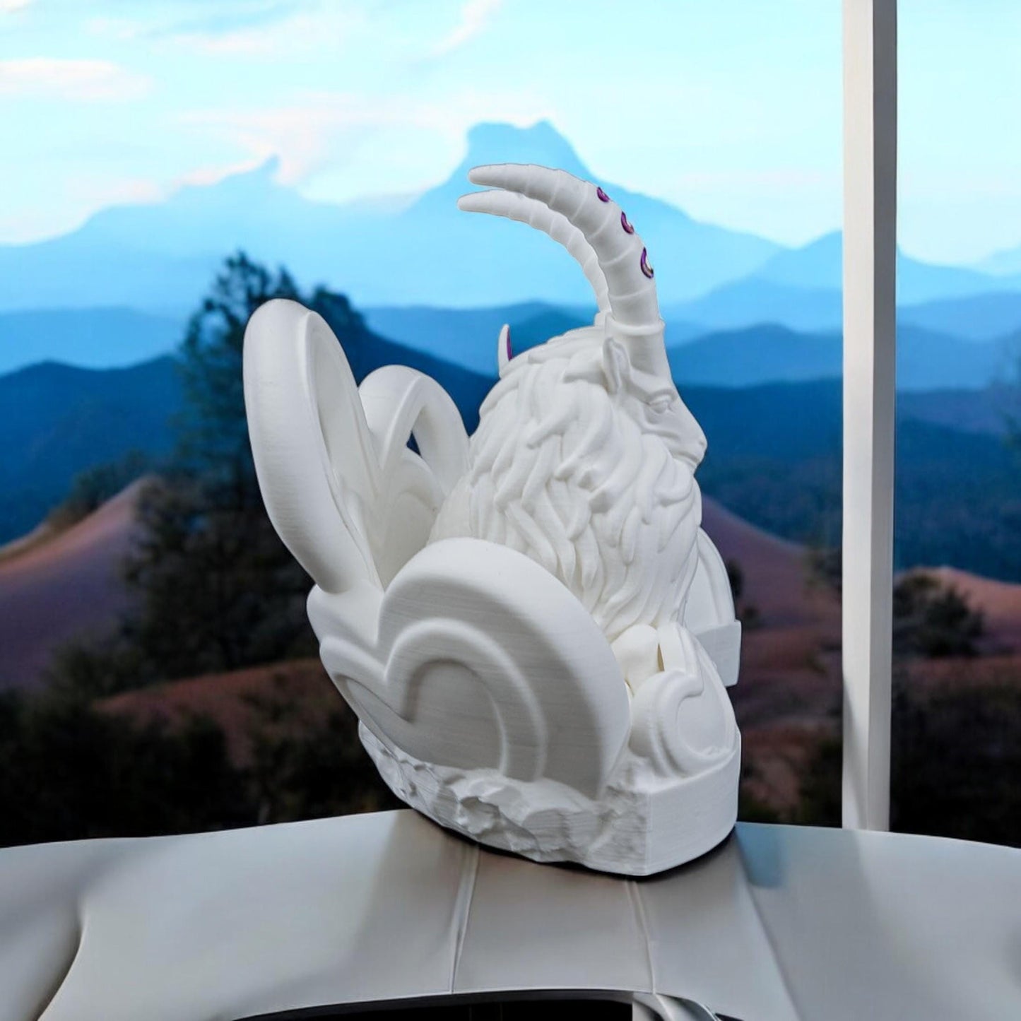 My Valentine is a Capricorn Sculpture Figurine | Unique 3D Printed Zodiac Decor Astrology Gifts for Valentine’s Day & Capricorn Lovers