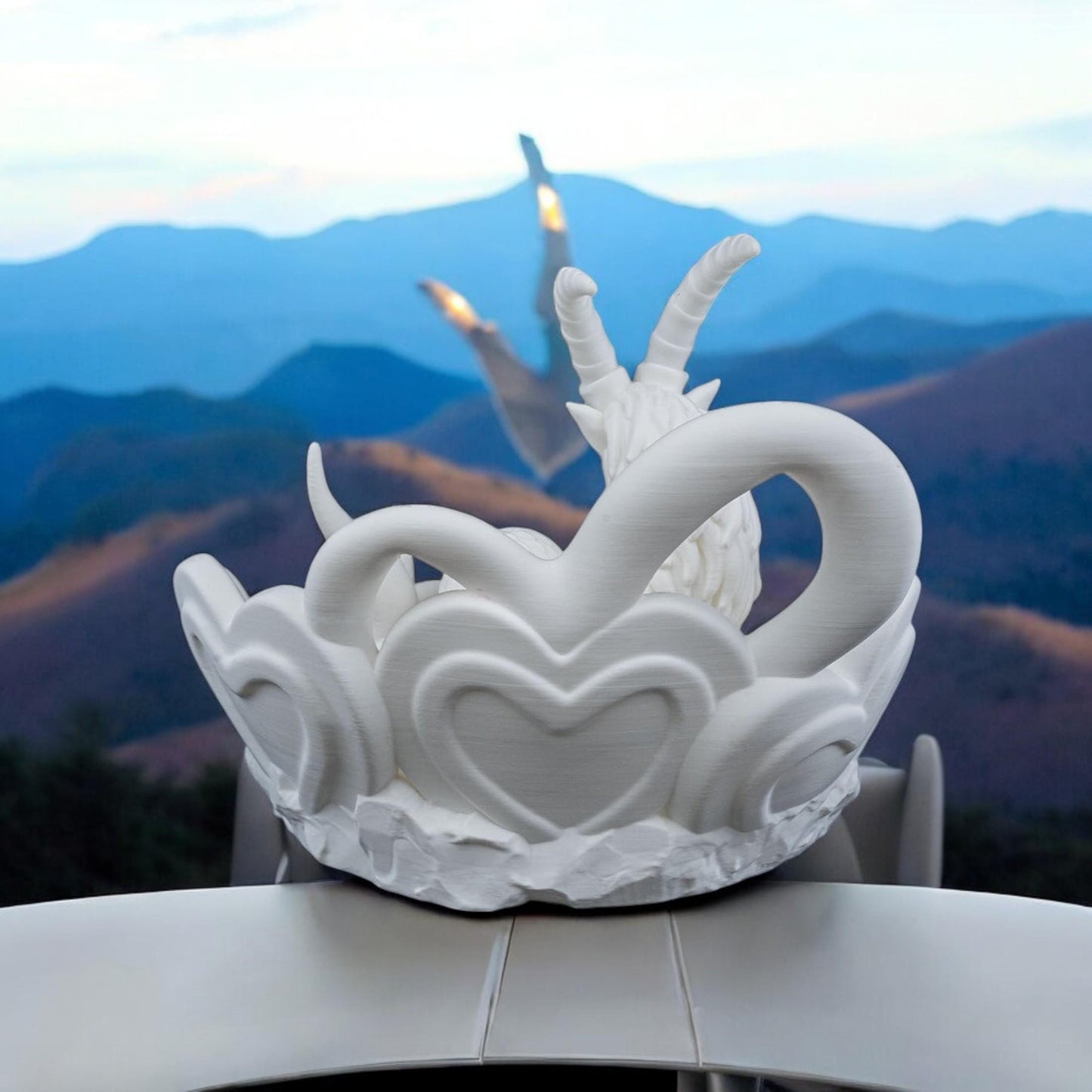 My Valentine is a Capricorn Sculpture Figurine | Unique 3D Printed Zodiac Decor Astrology Gifts for Valentine’s Day & Capricorn Lovers