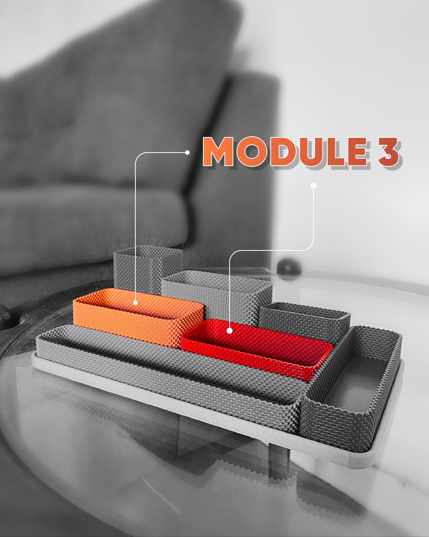 Coregrid Modular Organization System - Versatile & Functional Storage Solution for Home and Office, Redefine Your Space