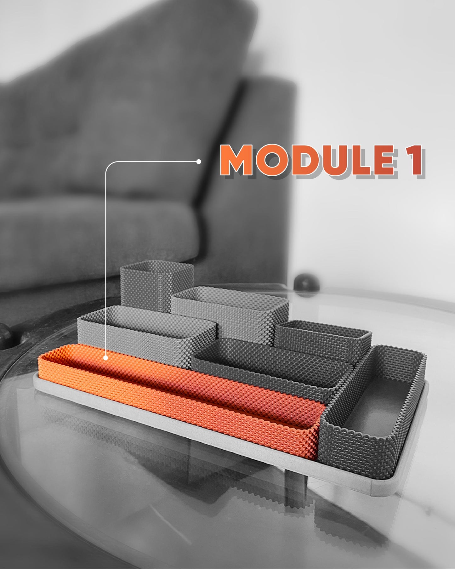 Coregrid Modular Organization System - Versatile & Functional Storage Solution for Home and Office, Redefine Your Space