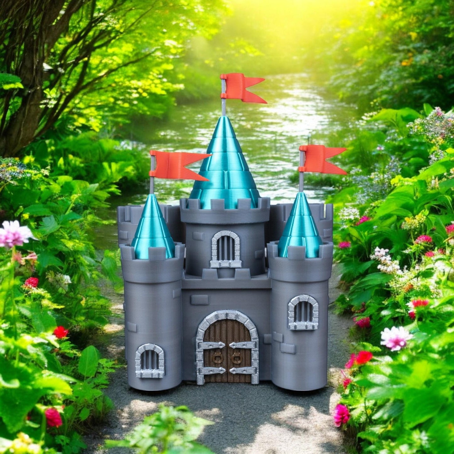 Castle Fairy House - Enchanted Garden Decor & Whimsical Miniature Home Accessory for Magical Spaces
