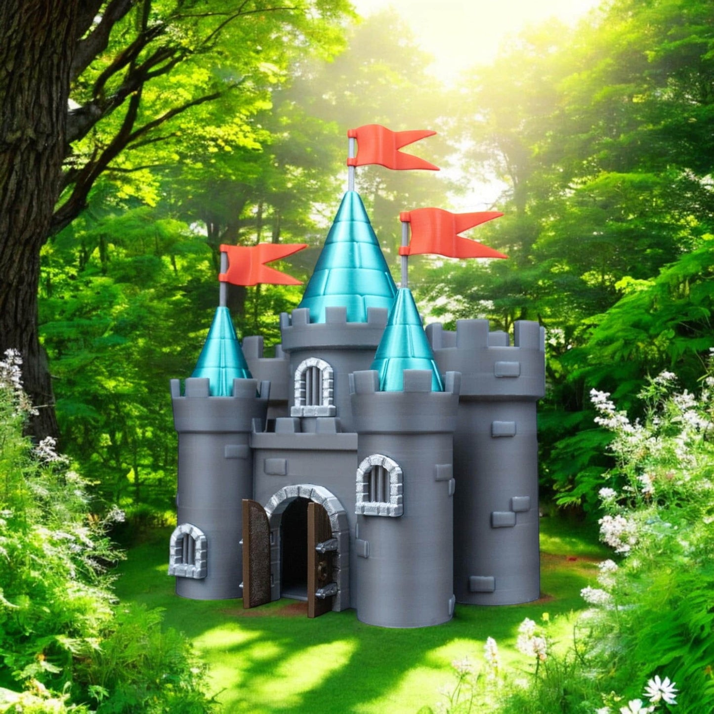 Castle Fairy House - Enchanted Garden Decor & Whimsical Miniature Home Accessory for Magical Spaces