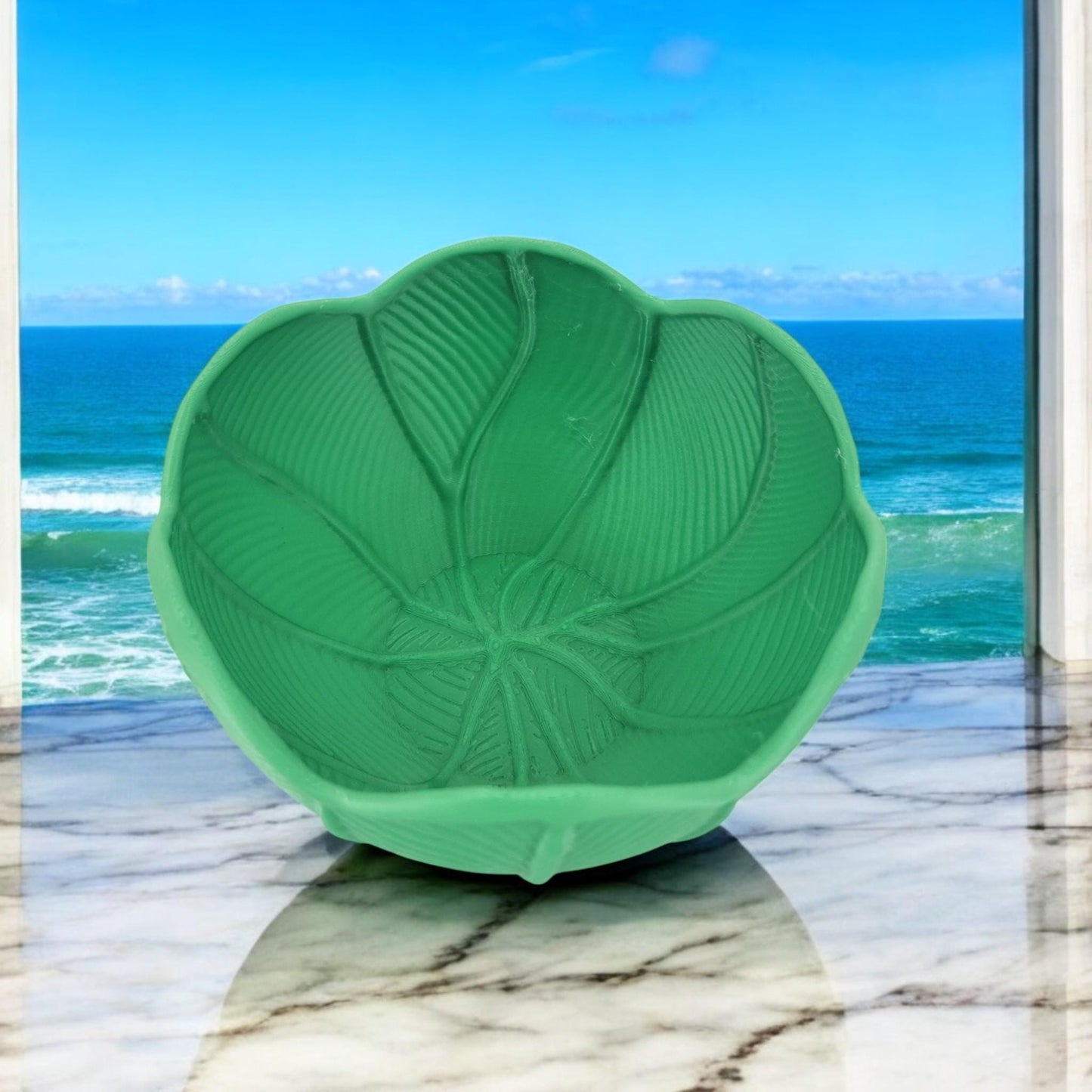 3D Printed Leaf Bowl | Nature-Inspired Home Decor | Unique Handmade Serving Dish | Functional Art for Your Living Space